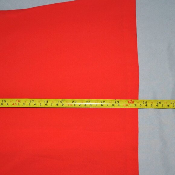 Vintage Sybil Women's Blouse Size 8 Retro Red Ruffle Statement Collar - Picture 11 of 11